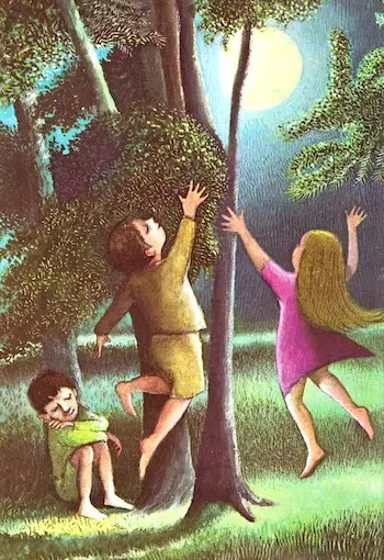 取自繪本 The Moon Jumpers 