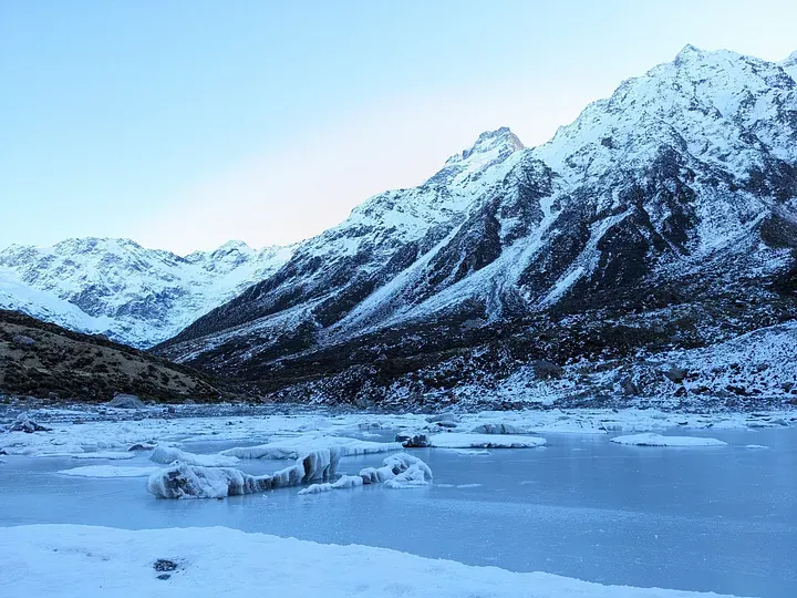 Hooker Lake＿彷彿來到冰雪奇緣的魔幻世界
