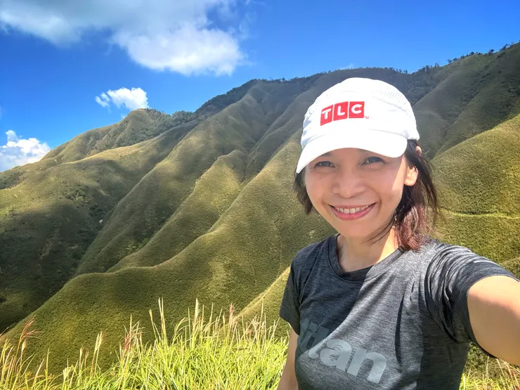流動的白雲讓抹茶山時刻有不同色階組合