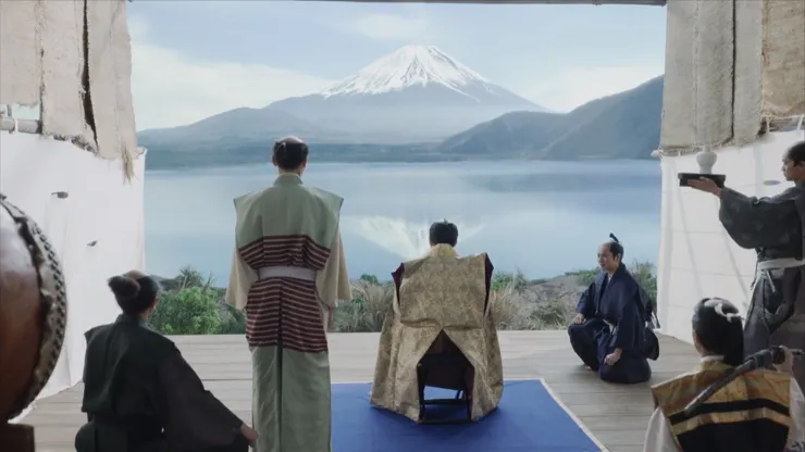 怎麼樣？三河名勝富士山好看吧！