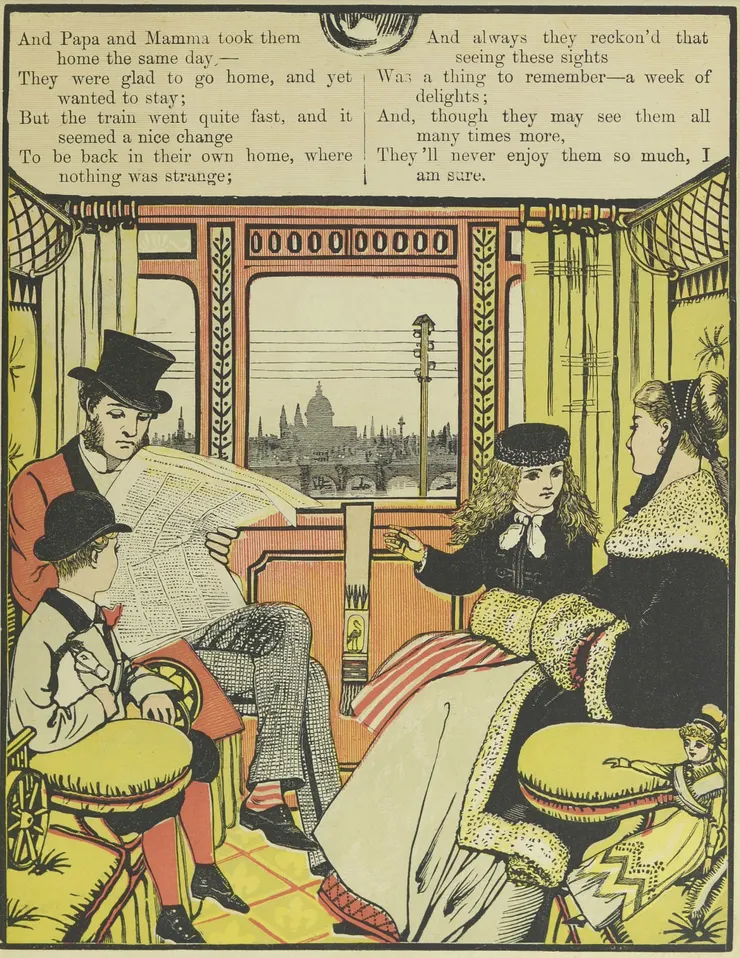 Little Annie and Jack in London 1869