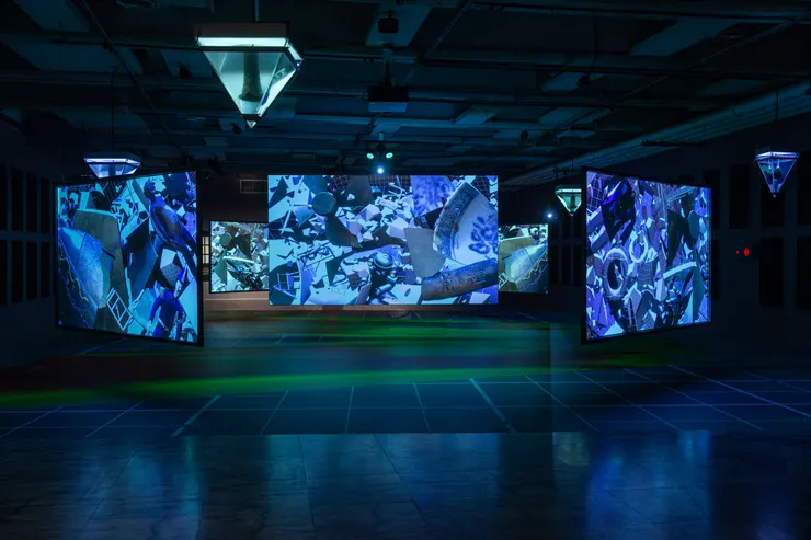 2025 北美館開放網絡計畫，線下計畫「沉沒的聲音」 場景照。圖像提供：臺北市立美術館