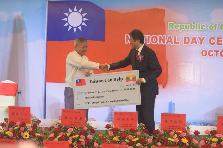 緬甸駐台代表處醫療器材捐贈儀式