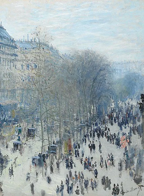Monet ,Boulevard des Capucines, 1873 Nelson-Atkins Museum of Art