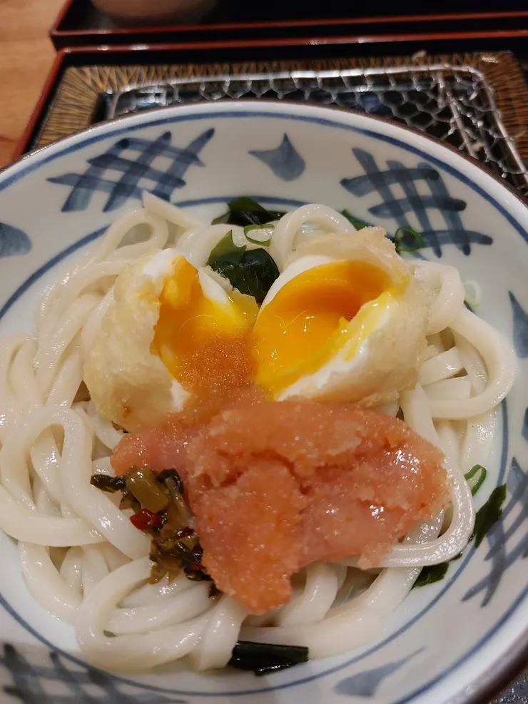 DIY 明太子半熟蛋烏龍麵