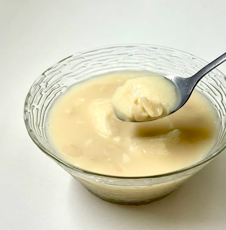 豆花細緻Q彈不軟爛。一袋豆花可以裝出5碗😂超多!