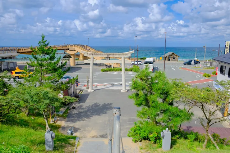 白兔神社眺望海岸