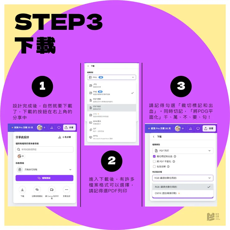 想用Canva送印刷?完整教學一次搞懂!- 下載