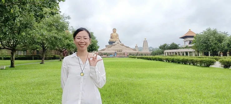 Martha drawn by the Museum's peaceful atmosphere and breathtaking scenery