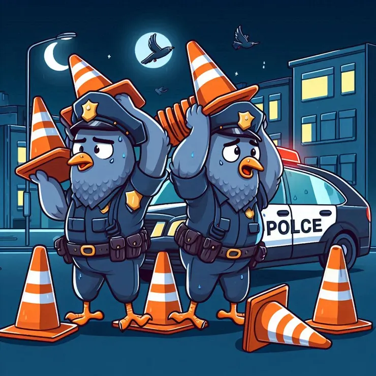 又要在路口擺攤了。