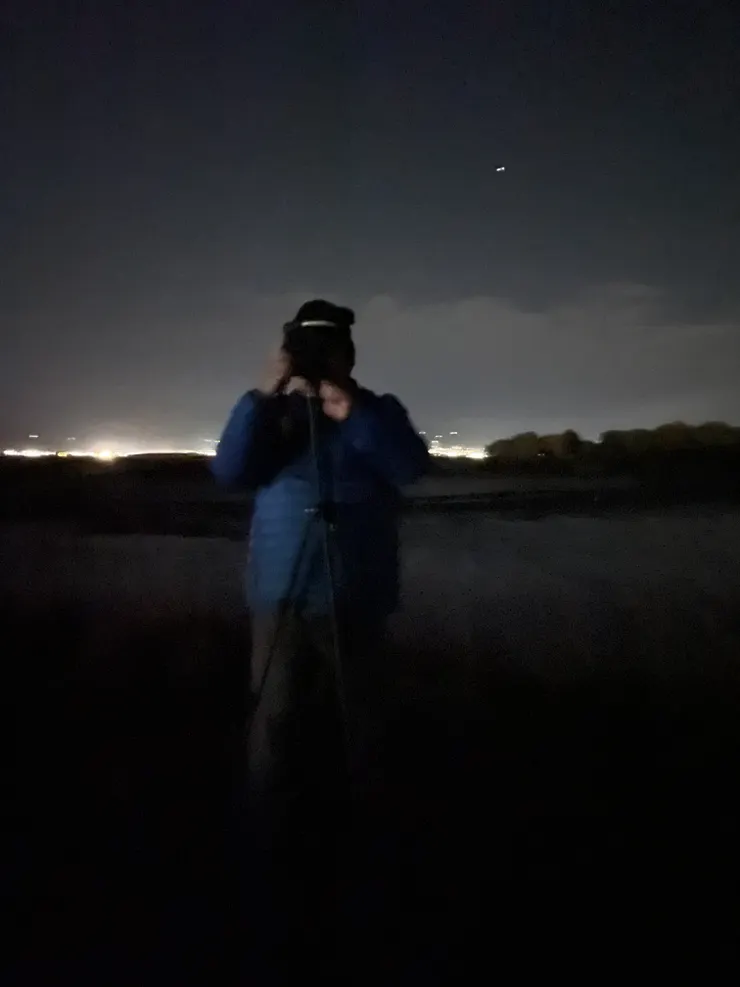 在寒風中守了幾小時的學徒