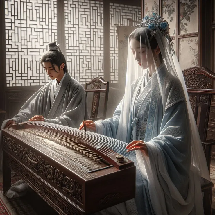 受到了冤枉的令狐沖向聖姑任盈盈吐苦水。