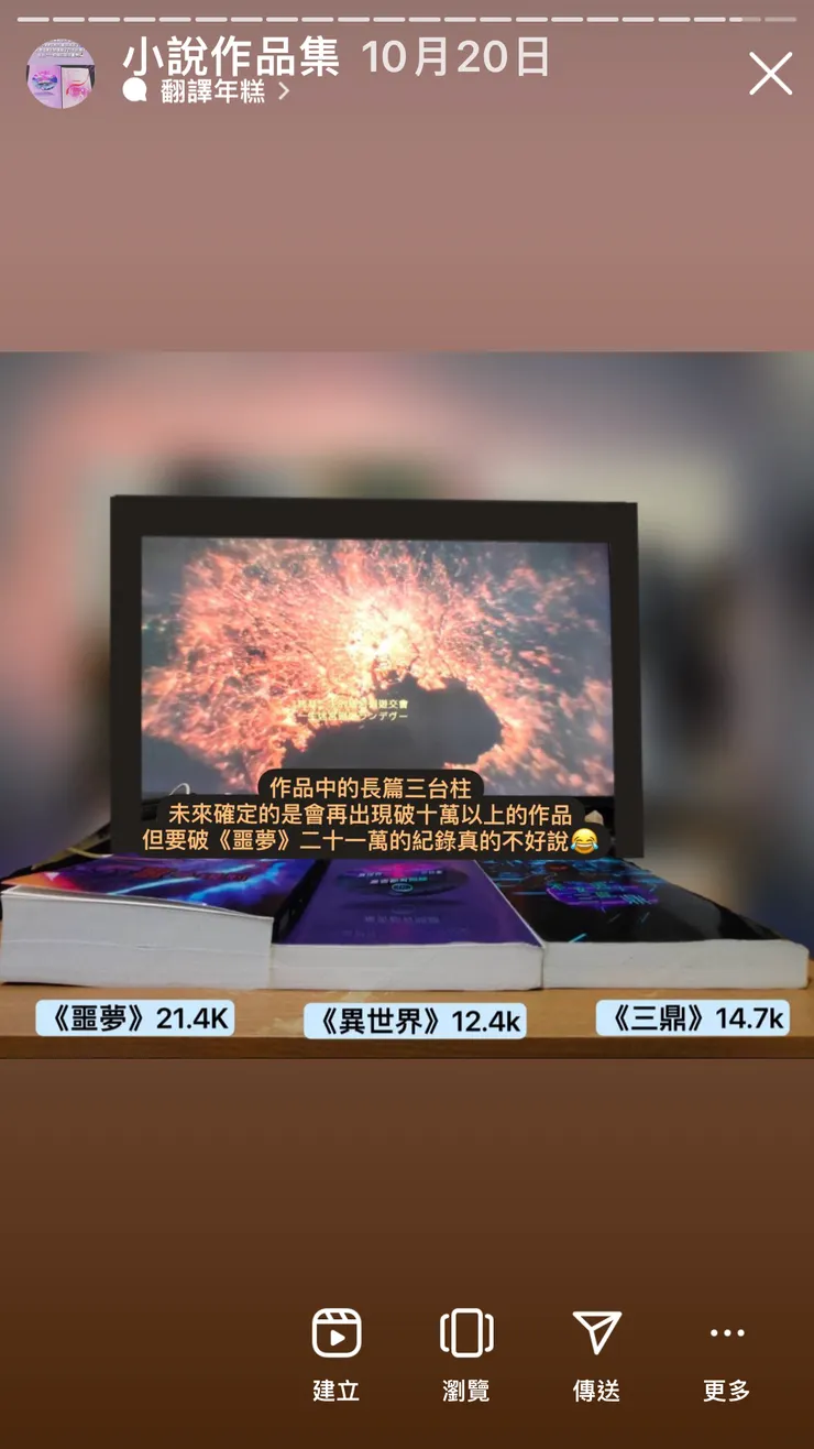 作品的長篇三台柱