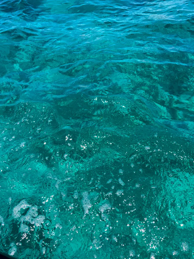 加勒比海的海水顏色讓人驚豔