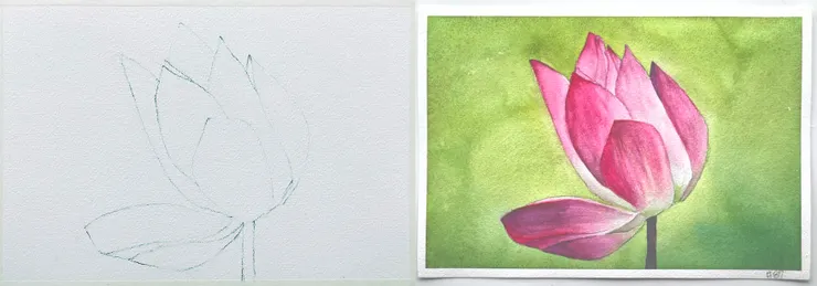 圖YHCC@水彩練習@87, 26x18cm, AUG2025