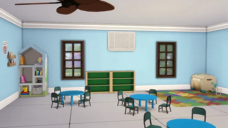 課室的空間也很大，小朋友走動很容易。