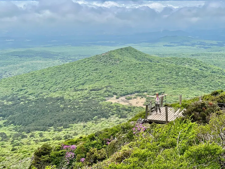 回程雲霧散去視野更開闊