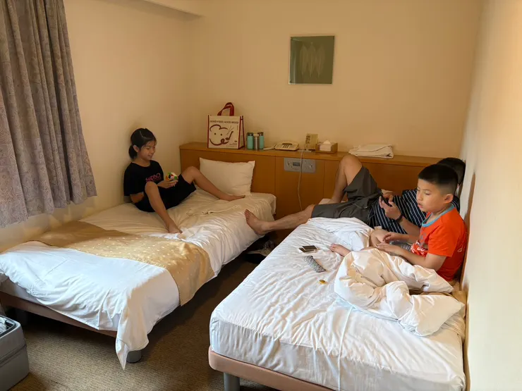 熊本內斯特飯店，房間有點小，但位置在市中心