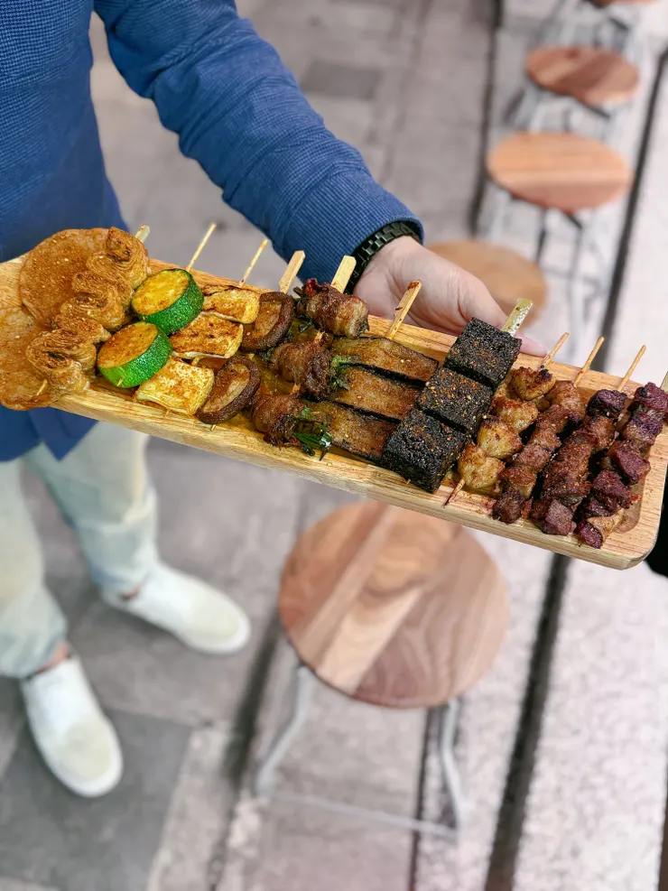 一大盤超有氣勢的啦