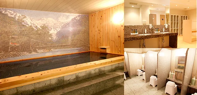 日本的浴場也都喜歡配上一幅畫。