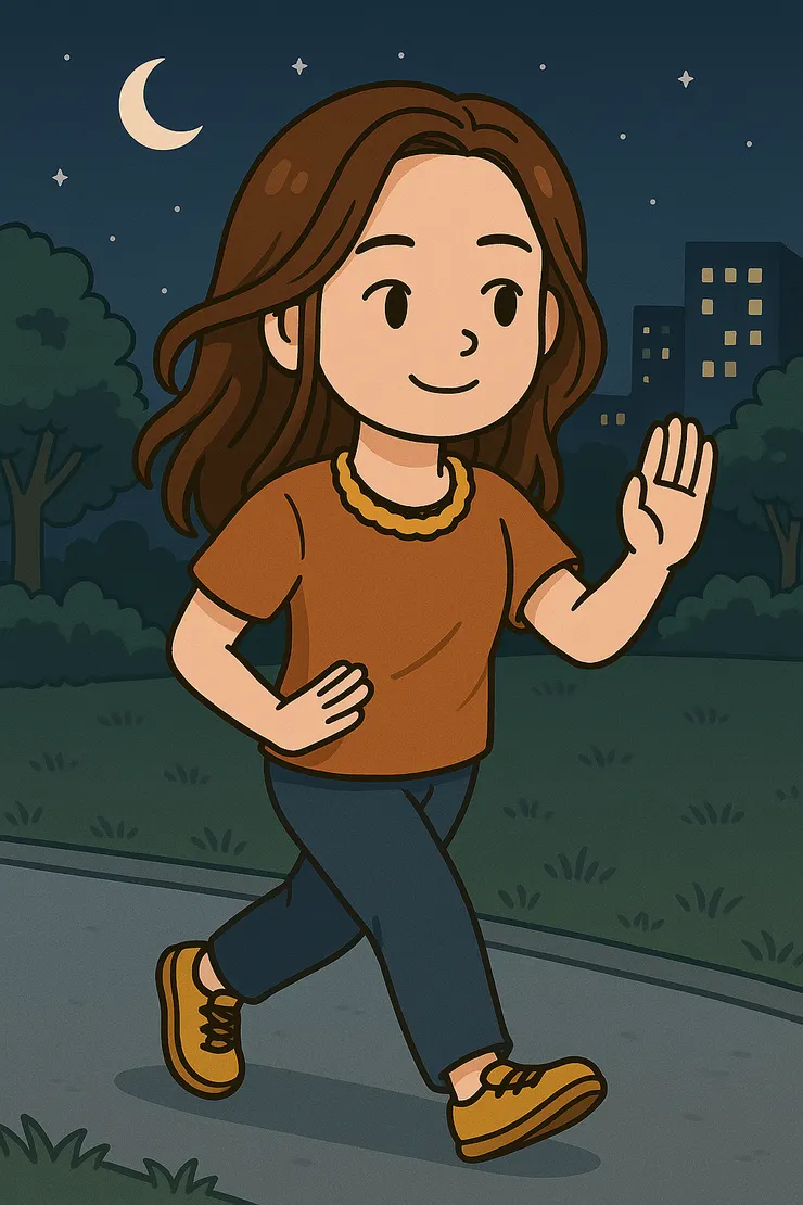 我是真的在運動,氣也真的在跑。但這次,是靈魂帶著我動。