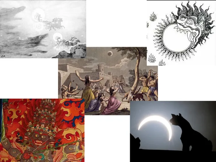 1.	各種日蝕神話