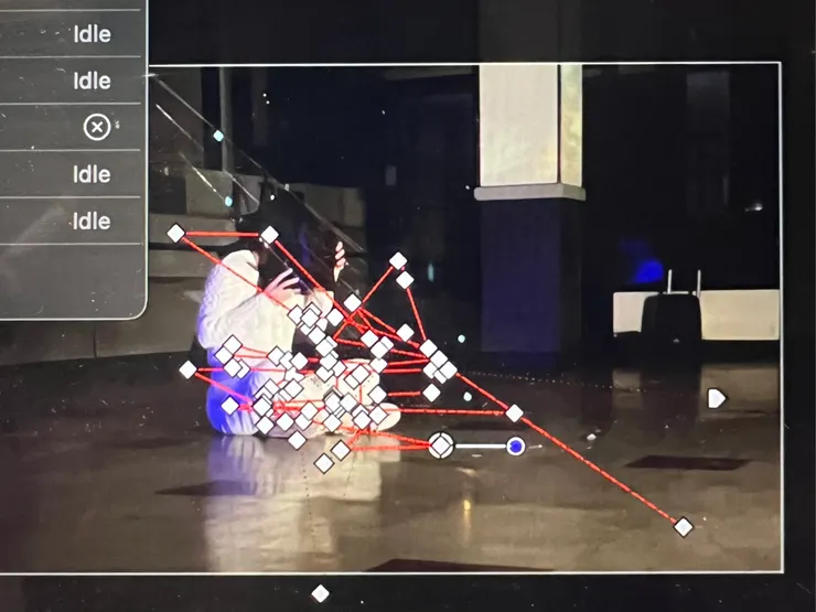 剪輯五月表演 The Fourth Sense 表演影片的電腦畫面