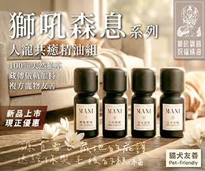 圖說：瑪尼MANI推出「神明的孩子系列－聖護精油」，以獅吼觀音守護意象結合植萃香氛設計，打造毛孩與家人共居的安心療癒空間。（圖／業者提供）