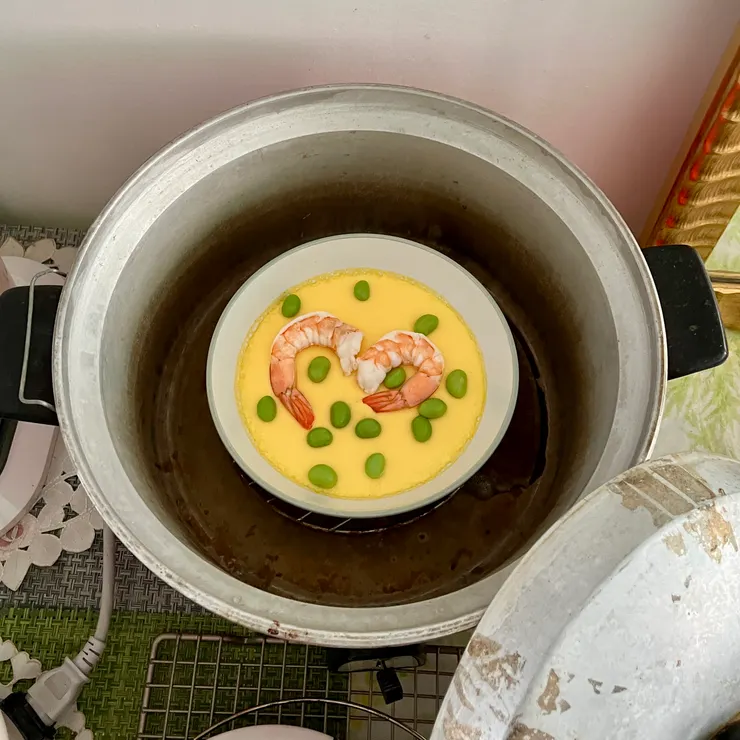 最後放上去裝飾,以及增加一些口感及味道上的改變