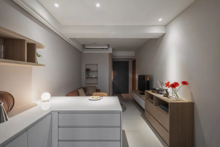 簡約而不失溫度的公共空間，是放鬆心靈的最佳場所。