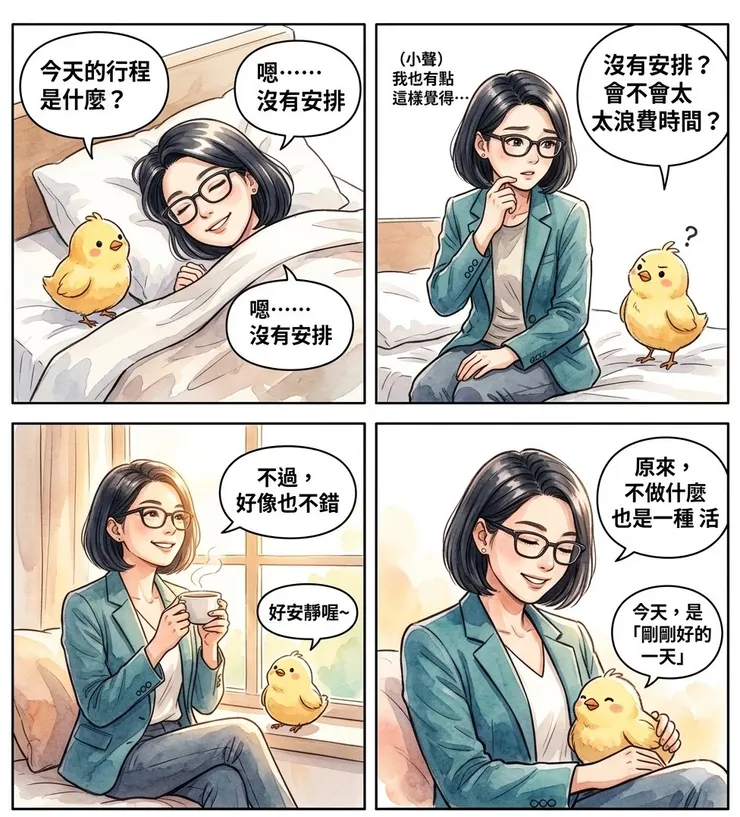 今天  我沒有安排任何事