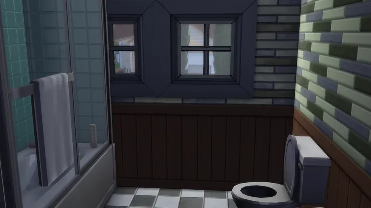 洗手間最好要有窗。我通常都會用不太誇張的款式。