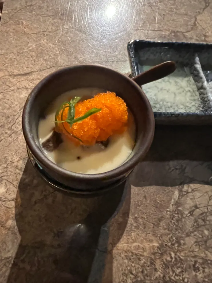 海鮮飛魚卵蒸蛋