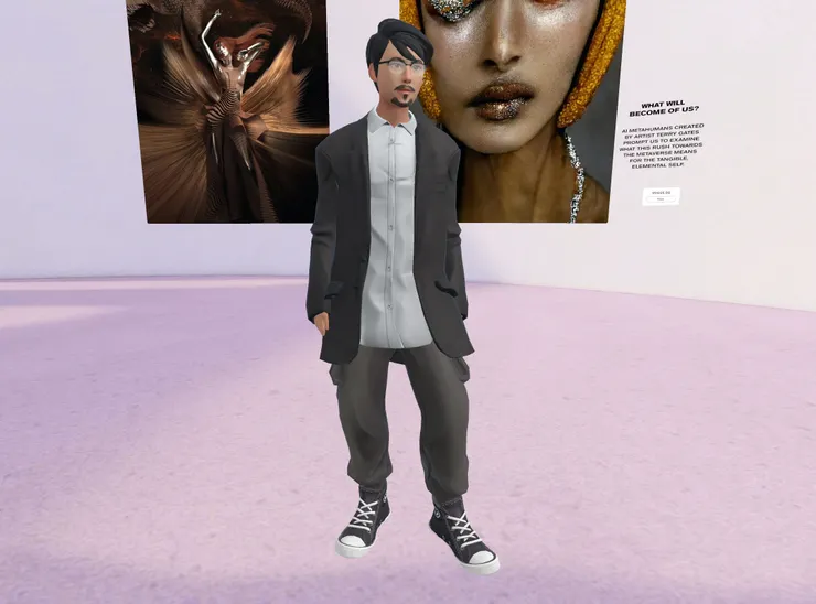 我以 Ready Player Me 提供的服務,為自己打造在「時尚新世界」中的虛擬分身。