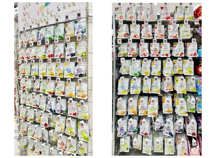 日本 JA 全農水果軟糖牆