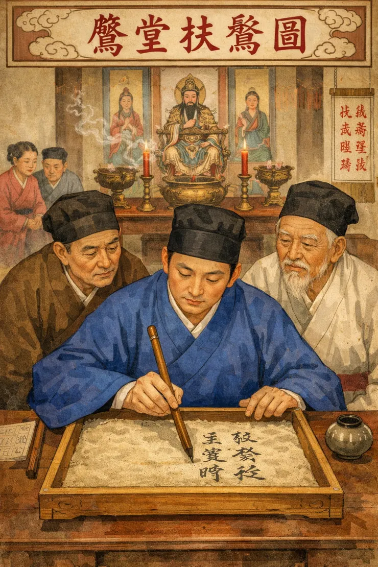 扶鸞儀式中的書寫瞬間