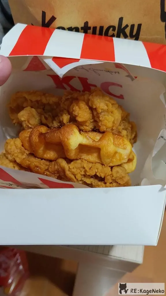 楓糖風味鬆餅卡啦肉霸堡