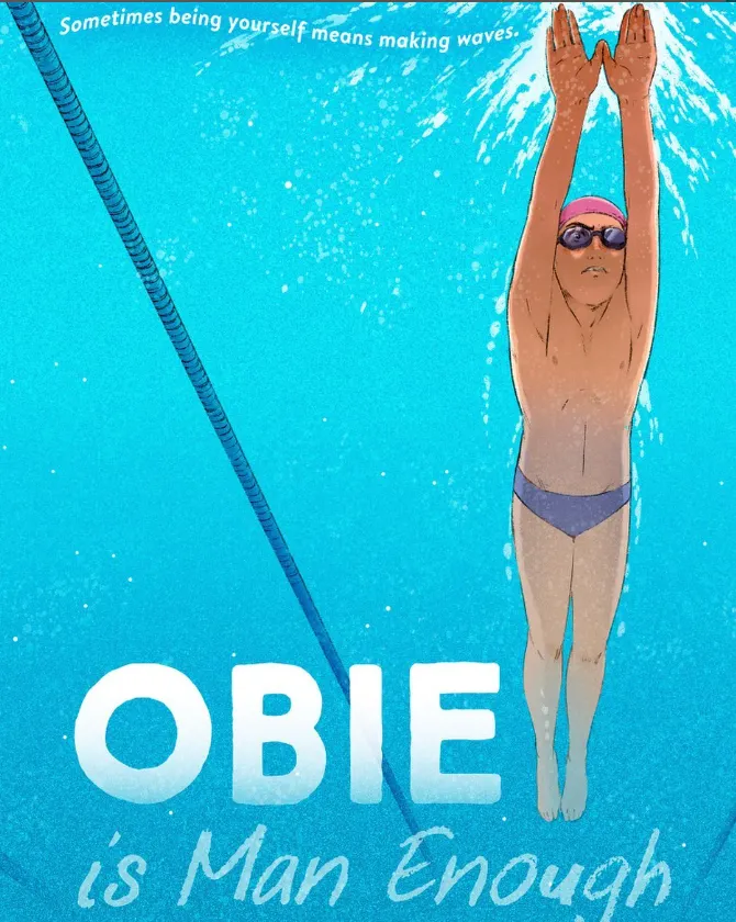 The cover of the book https://www.amazon.com/Obie-Man-Enough-Schuyler-Bailar/dp/0593379462