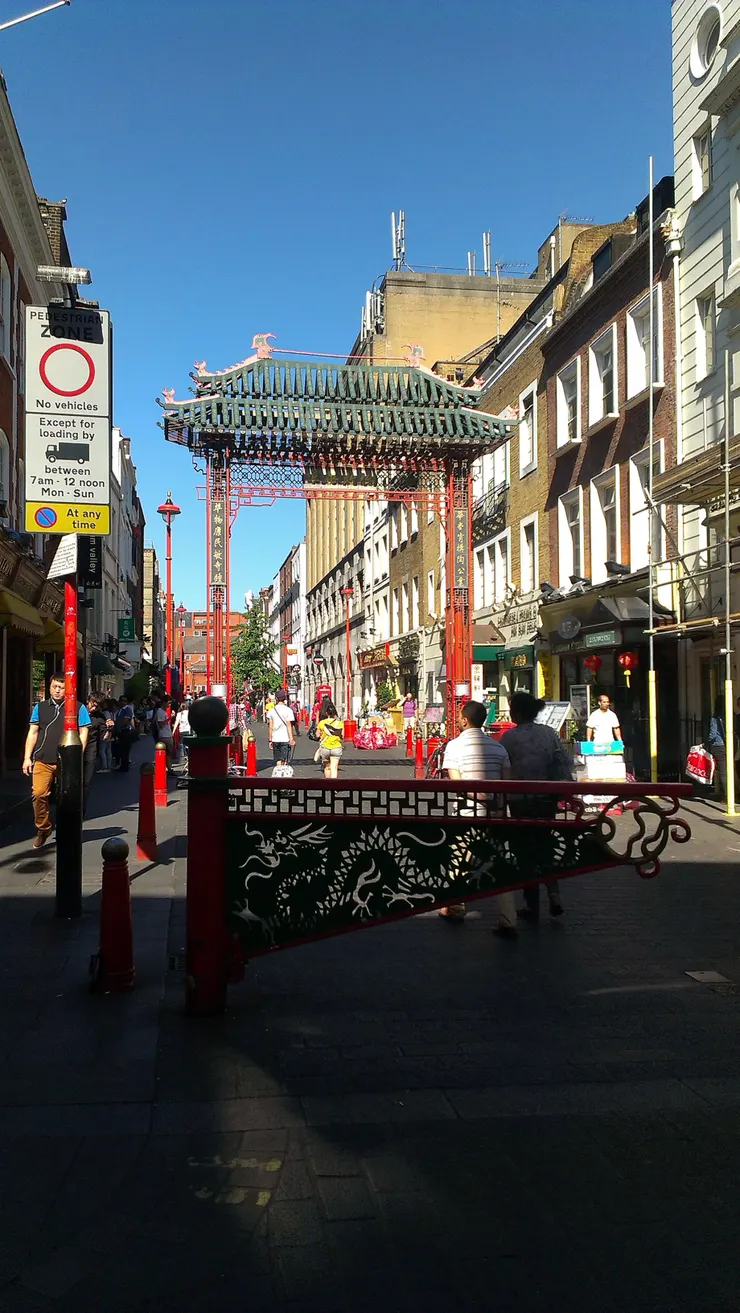 中國城坐落於英國倫敦西敏市的蘇活區