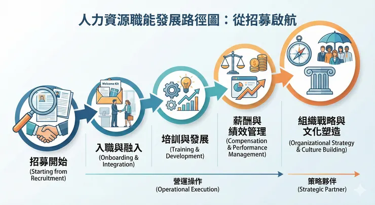 人資的職能發展路徑：從招募開始