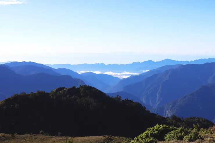 眺望花東縱谷及海岸山脈