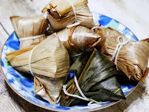 美味的肉粽(圖片截圖於網路)