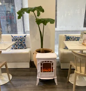 戶外用餐的小暖爐