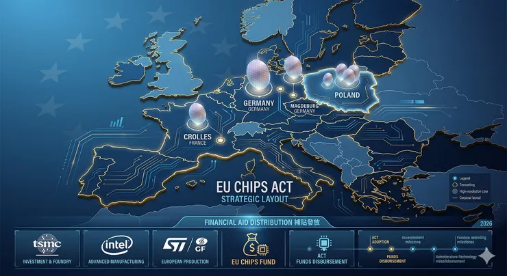 歐洲版「晶片法案」出爐：解析全球半導體廠紛紛赴歐設廠的戰略佈局
