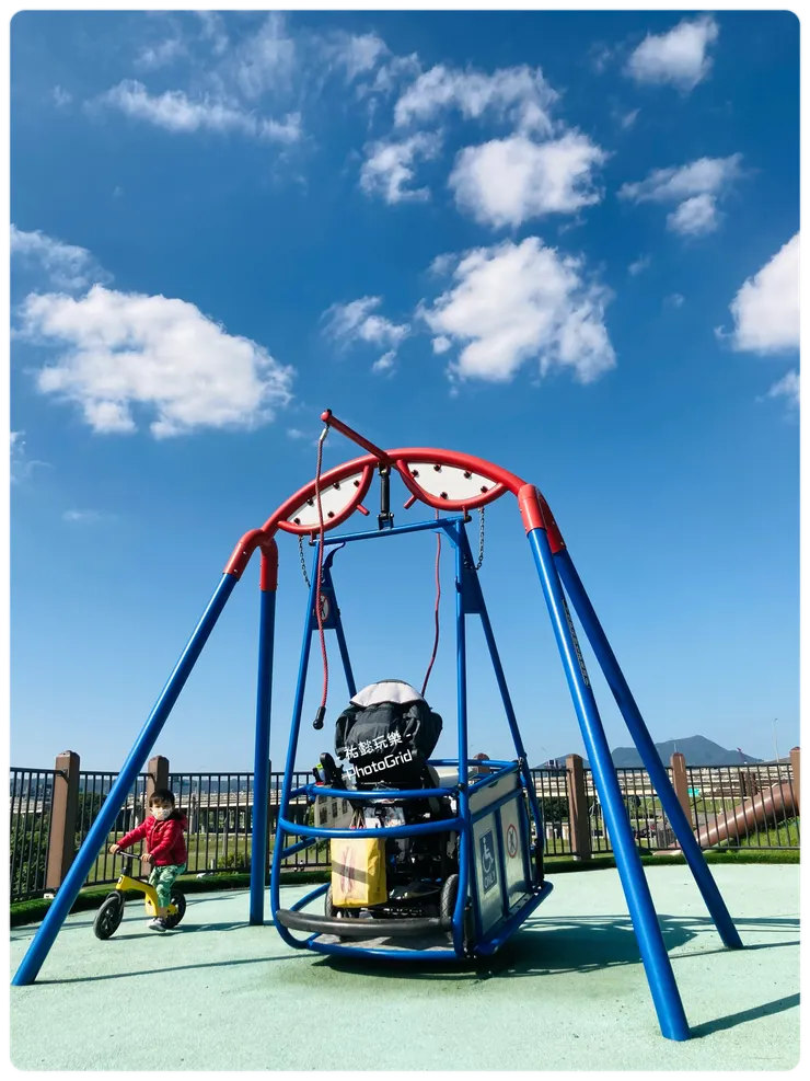 全台唯一上鎖的輪椅盪鞦韆〔新北猴熊森〕