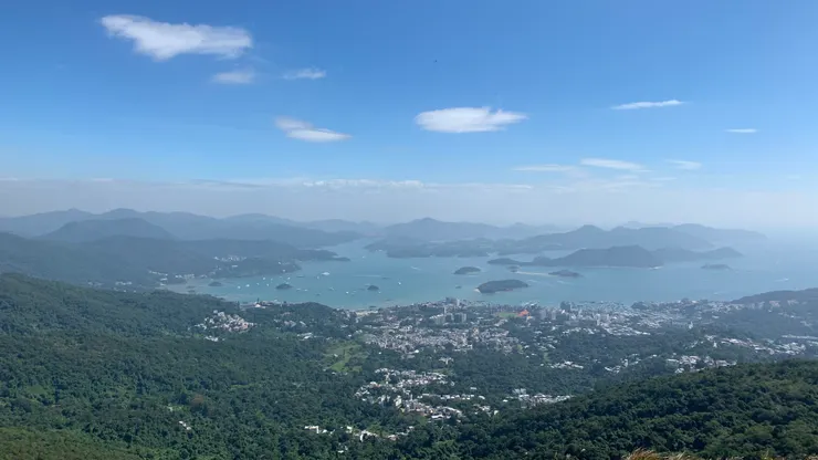 2020年的那一次，在昂平高原眺望西貢景色。