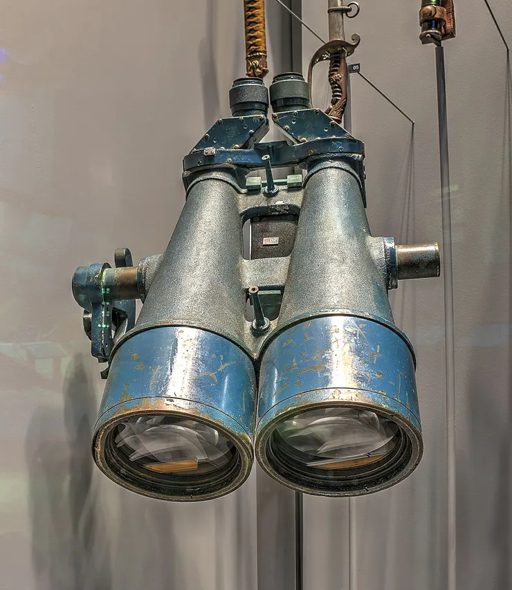 國家二戰博物館展出的長門號雙筒望遠鏡