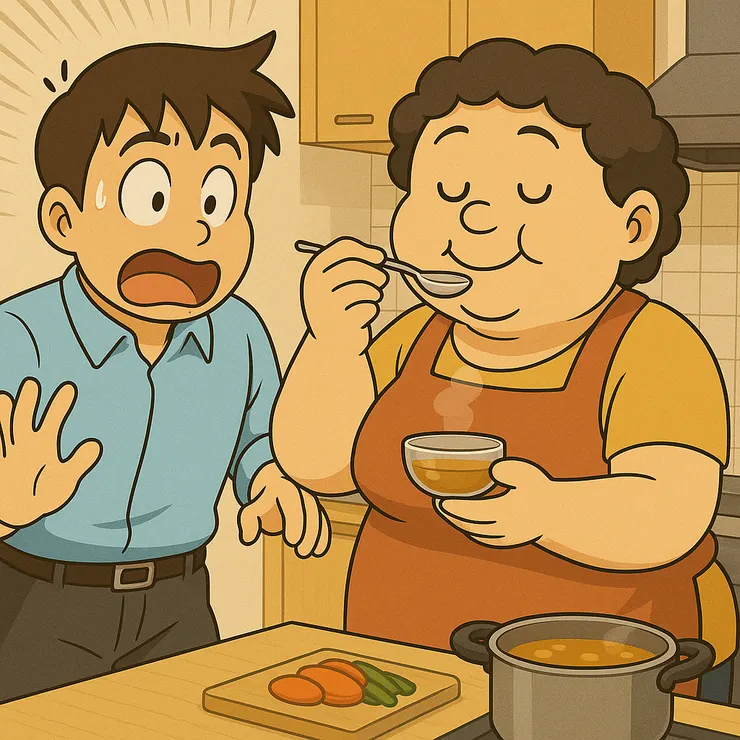 「媽！妳那個玻璃碗哪裡來的？」