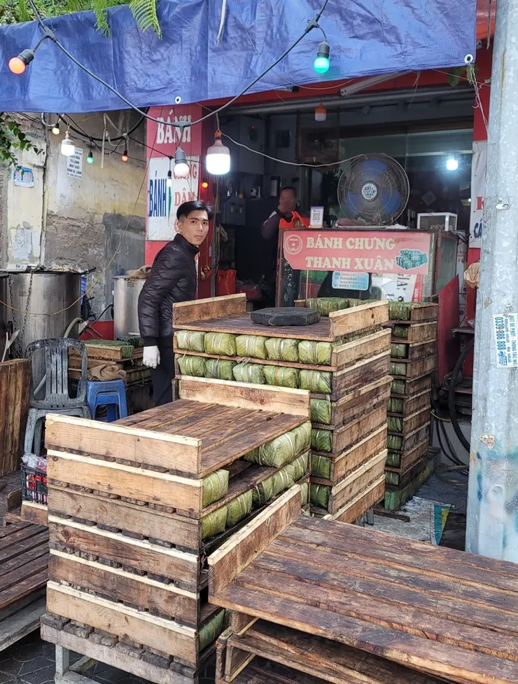 越南海防方型粽 Bánh Chưng