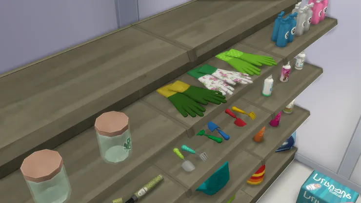 我盡量多放不同顏色和款式。我討厭平凡的東西。